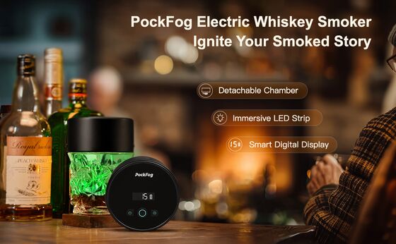 Goede prijs Steak Whiskey Cocktail Black Bar Gift Set Draagbare elektronische roker online