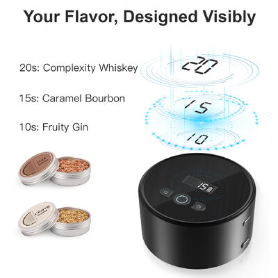 Harga yang bagus Portable Lightweight ABS + Metal Bar Smoker Kit untuk Whisky dan Koktail Merokok on line