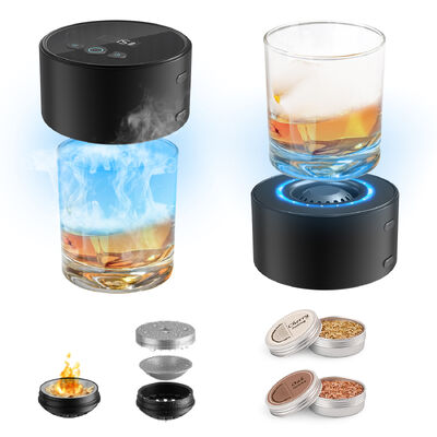 Bon prix Petit kit de fumoir à cocktails portable avec batterie 3,7 V pour le service de whisky et de boissons en ligne