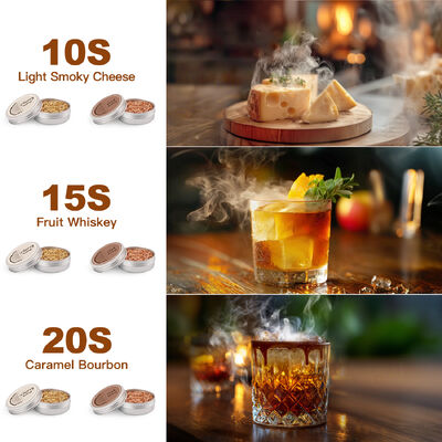 Bom preço Kit de fumo de bebidas leves com bateria de 3,7 V e material ABS+metal para melhorar o sabor on-line