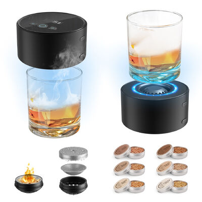 Harga yang bagus Kit Perokok Bar Ringan Portable dengan Konstruksi ABS + Logam untuk Merokok Wiski dan Koktail on line